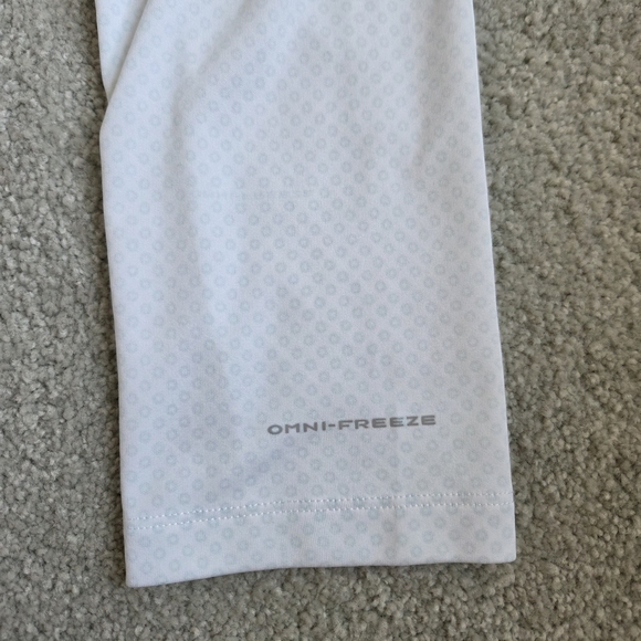 Columbia White Long Sleeve Omni Freeze Zero Shirt Men's Small - Picture 4 of 5